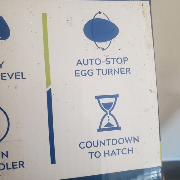 KEBONNIXS 12 Egg Incubator w/ Humidity Display, Egg Candler. New Open Box Tested - Picture 15 of 15